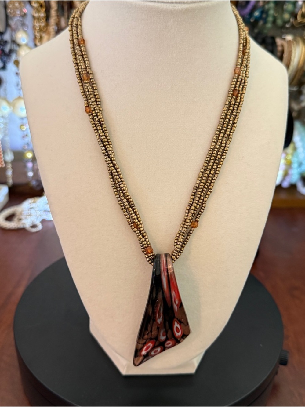 Murano Glass Pendant Necklace